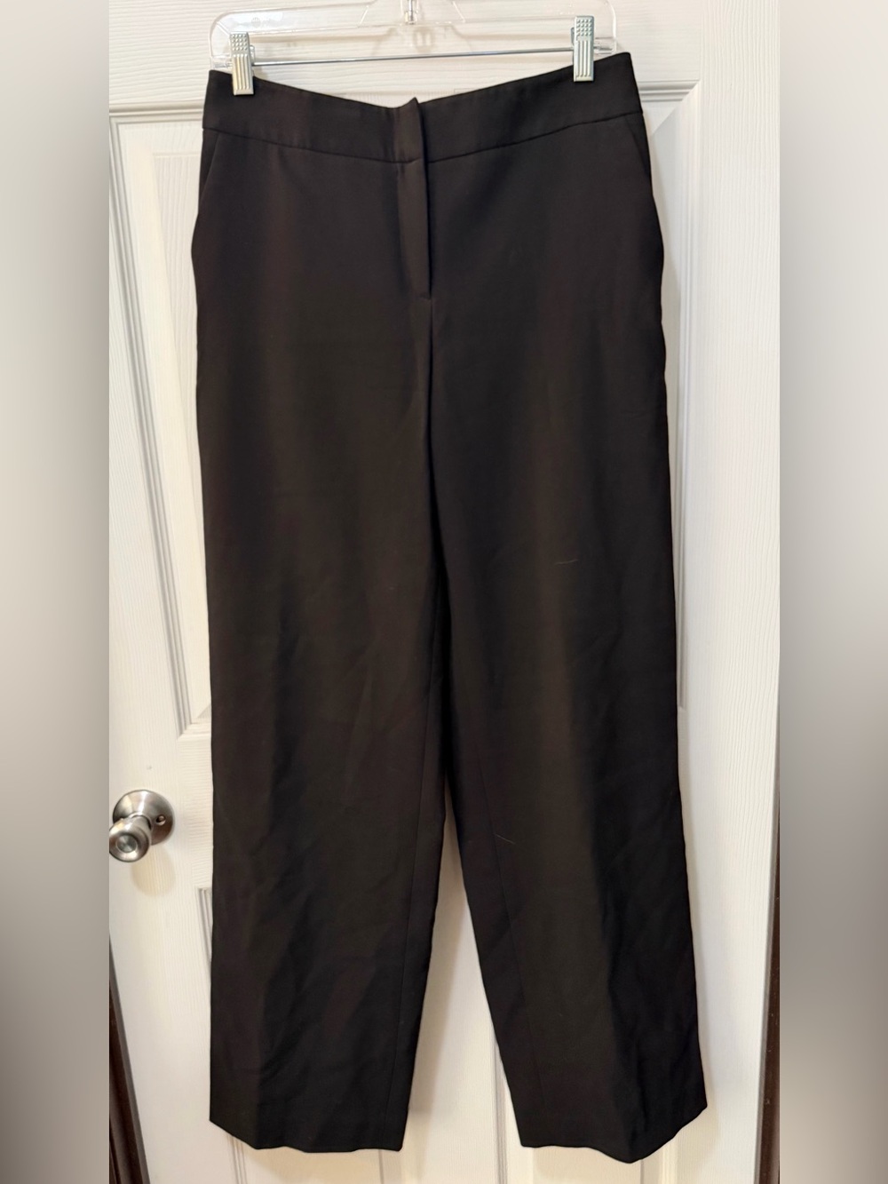 Vintage Giorgio Armani Black Label 100% Wool Wide Leg Trousers Pants 42(US 6)